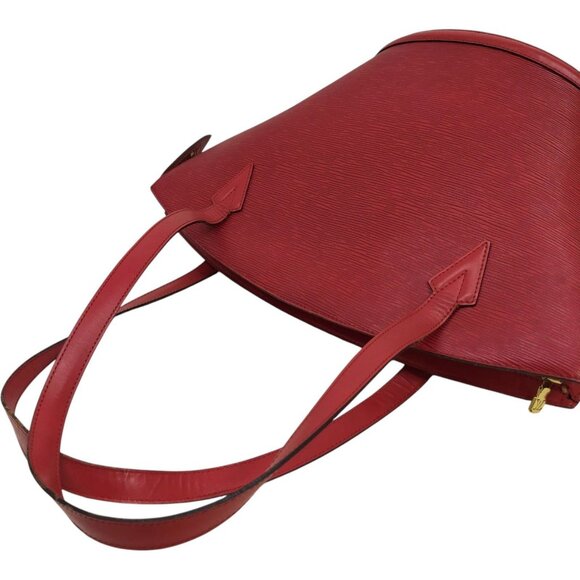(L4) Louis Vuitton Shoulder Bag Red Epi Leather - Picture 3 of 9